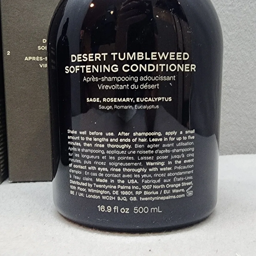 Twentynine Palms Desert Tumbleweed Shampoo Conditioner Set Sage 16.9oz NEW